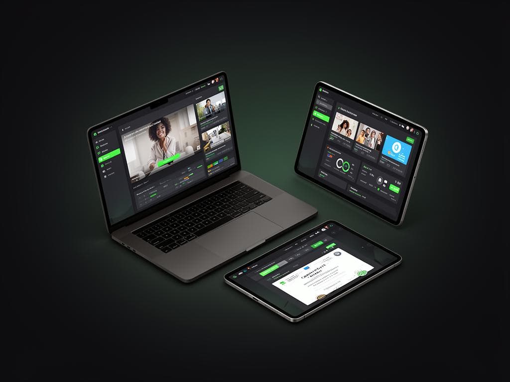 EduLearn Platform - Interactive e-learning with video streaming and certifications for 5K+ students.